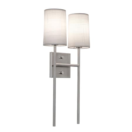 Afx Rose 2-Light LED Sconce - Satin Nickel ROSS1020CBSN